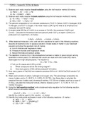 Exam (elaborations) Chemical Engineering 