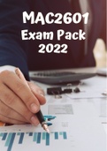 MAC2601 & MAC2602 Bundle - Exam Packs