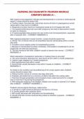 NURSING 202 EXAM&colon;WITH PEARSON MODULE C0MFORT&sol;GRADE A&plus;&period;