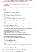 TB-Chapter 22 Health Care Adaptations for the Child and Family&period;