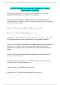 Esri ArcGIS Desktop Entry-Questions with Correct Answers&sol; Verified&sol; Latest 2024&sol;2025