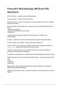 Prescott-s Microbiology &lpar;McGraw Hill&rpar; Questions and answers