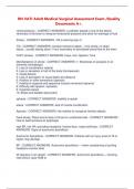 RN VATI Adult Medical Surgical Assessment Exam &sol;Quality Documents A&plus;&period;