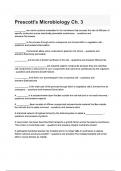 Prescott-s Microbiology Ch&period; 3 review questions and answers