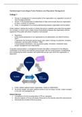 Full Lecture Notes - Public Relations & Reputation Management - VU University