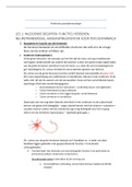 Samenvatting praktische psychofarmacologie 1e master VUB 2020-2021 (20/20!)