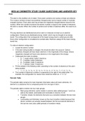 HESI A2 CHEMISTRY STUDY GUIDE QUESTIONS AND ANSWER KEY