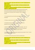 NCLEX RN NEWEST 2024&comma;2023 AND 2025 &lpar;3 LATEST VERSIONS&rpar; TEST  BANK ACTUAL  EXAM 2500 QUESTIONS AND CORRECT DETAILED ANSWERS WITH  RATIONALES 100  &percnt; COMPLETE &lpar;VERIFIED ANSWERS&rpar;&sol; RN NCLEX TEST BANK&vert;ALREADY  GRADED A&plus;&vert;BRAND NEW&excl;&excl;2024