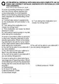 ATI RN MEDICAL SURGICAL WITH NGN 2024-2025 COMPLETE 180 QUESTIONS AND CORRECT DETAILED ANSWERS WITH RATIONALES &lpar;VERIFIED ANSWERS&rpar;