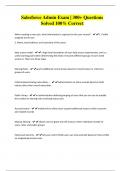 Salesforce Admin Exam &vert; 300&plus; Questions Solved 100&percnt; Correct