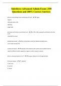 Salesforce Advanced Admin Exam &vert; 350 Questions and 100&percnt; Correct Answers
