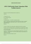 CPCU 520 Practice Exam 1 Questions With Verified Answers