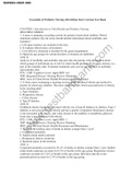 Essentials of Pediatric Nursing 4th Edition Kyle Carman Test Bank