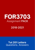 FOR3703 - Combined Tut201 Letters (2018-2021)