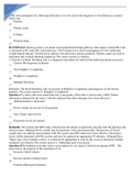 NURSING 406 med surg muscle 3rd semester test Graded A Plus