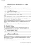 Fundamentals of Nursing 10th Edition Potter Perry Test Bank