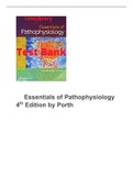 TESTBANK for Essentials of Pathophysiology 4th Edition by Porth