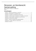 Samenvatting Praktisch Personen- en Familierecht, ISBN: 9789001752248  Personen- En Familierecht