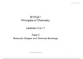 Lecture presentation of  Topic "Molecular Shapes and Chemical Bonding"