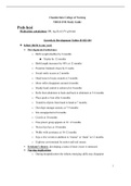Chamberlain College of Nursing NR322 ESE Study Guide Peds hesi