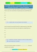 CLN500 Order Transmittal Questions and  Correct Answers &vert; Latest Update