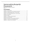 Samenvatting Praktisch Burgerlijk Procesrecht, ISBN: 9789001593292  Burgerlijk Procesrecht