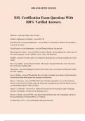 ESL Certification Exam Questions With 100&percnt; Verified Answers&period;