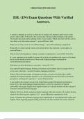 ESL &lpar;154&rpar; Exam Questions With Verified Answers&period;