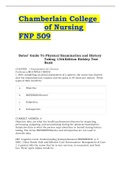 Chamberlain College of Nursing  FNP 509 Top rated document