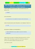 EEG BOARD PREP Questions and Correct  Answers &vert; Latest Update