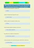 EEG Boards Part 2 practice test Questions  and Correct Answers &vert; Latest Update