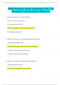 CATA Practice Exam Questions &lpar;Ch 1-5&rpar; Questions and Answers Rated A&plus;