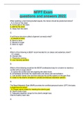 NFPT Exam  questions and answers 2022.