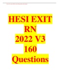 hesi-exit-rn-exam-2022-v3-real-160-questions-and-answers LATEST (GRADED A)
