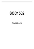 SOC1502 EXAM PACK 2022