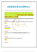 WGU D128 MATHEMATICS FOR ELEMENTARY EDUCATORS EXAM QUESTIONS AND ANSWERS &lpar;2024-2025&rpar; A&plus; SCORE
