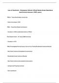 CHAMPION SCHOOL OF REAL ESTATE  BUNDLED EXAMS  QUESTIONS WITH VERIFIED DETAILED ANSWERS &lpar;100&percnt; Pass&rpar;