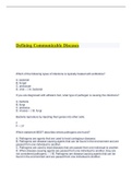 Defining Communicable Diseases