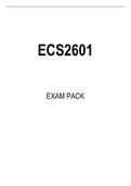 ECS2601 MCQ EXAM PACK 2022