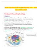 Study Guide for Pathophysiology (NURS 3093 )