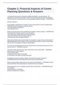Chapter 2&period; Financial Aspects of Career Planning Questions & Answers
