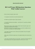 IR CAAP Exam &lpar;300 Questions&rpar; Questions With Verified Answers
