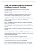 Career Planning Questions & Answers