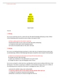 ATI ADULT HEALTH- FORM B&lpar; SCORED A&rpar;