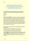 COTA EXAMINATION QUESTIONS WITH CORRECT VERIFIED ANSWERS LATEST UPDATE &lpar;2024&sol;2025&rpar; GUARANTEED PASS