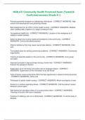 NGN ATI Community Health Proctored Exam &sol;Tested & Confirmed answers &lpar;Grade A&plus;&rpar;