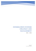 Summary Information systems strategy and management 