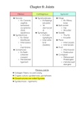Summary of chapter 8 Human Anatomy & Physiology, Anatomy And Physiology I (BIOL2401)
