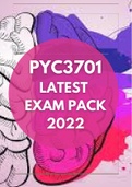 PYC3701 Exam Pack updated- Questions and Answers - Multiple Choice Questions (2022 Edition)