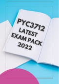 PYC3712 Exam Pack Updated - Multiple Choice Questions 